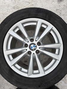 18" оригинальные диски BMW стиль 446 5x120 + 255/55/18 шипованные (3 фото из 7)