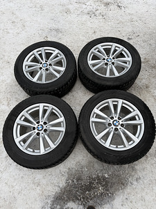 18" оригинальные диски BMW стиль 446 5x120 + 255/55/18 шипованные (5 фото из 7)