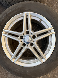 16" диски Mercedes-Benz 5x112 + летние шины 205/60/16 (1 фото из 9)