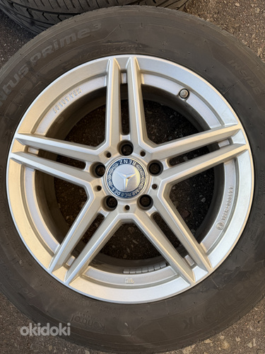 16" диски Mercedes-Benz 5x112 + летние шины 205/60/16
