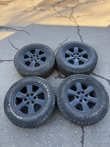 17" оригинальные диски Toyota 6x139,7 + 265/65/17 A/T (5 фото из 8)