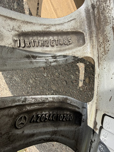 17" оригинальные диски Mercedes-Benz 5x112 + датчики (9 фото из 9)