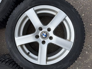17" диски BMW 5x120 + шипованные шины 225/55/17 (7,5 мм) (4 фото из 9)