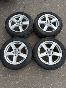 17" диски BMW 5x120 + шипованные шины 225/55/17 (7,5 мм) (6 фото из 9)