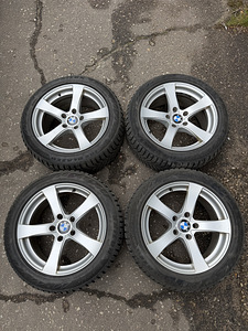 17" Dezent диски 5x120 + шипованные шины 225/50/17 (7мм) (5 фото из 8)