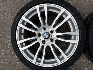 19" BMW style 403M originaalveljed 5x120 + suverehvid 4mm (4 foto / 8)