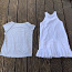 Valge kleit+hall t-särk (122-132 cm) (foto #5)