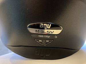 Kiiver AGV K-3 SV suurus M/L (58) matt must + Cardo (6 foto / 8)