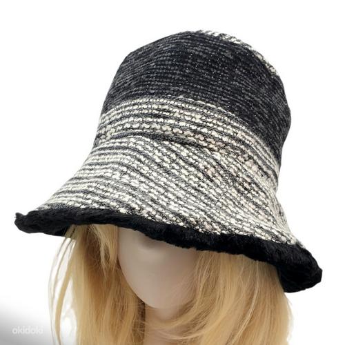 Женская шапка, размер 55-58 см. (фото #3)