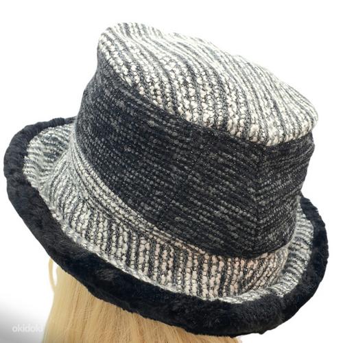 Женская шапка, размер 55-58 см. (фото #6)