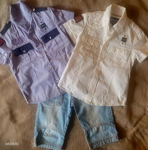 Рубашки+ шорты 110/116 (фото #1)