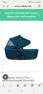 Nordbaby Active Plus vankrikomplekt/lapsevanker (5 foto / 5)