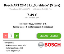 Trimmernoad Bosch ART 23-18