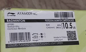 Обувь для бадминтона Li-ning 44 (2 фото из 3)