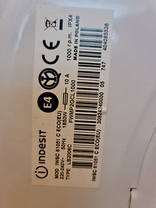 Pesumasin Indesit (2 foto / 5)