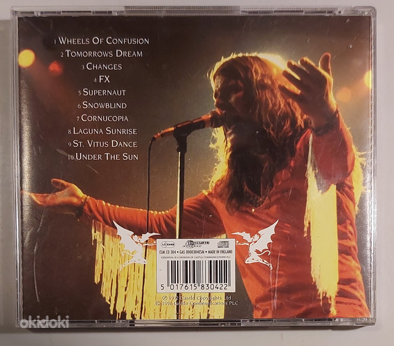 CD Black Sabbath, Vol4 (foto #2)