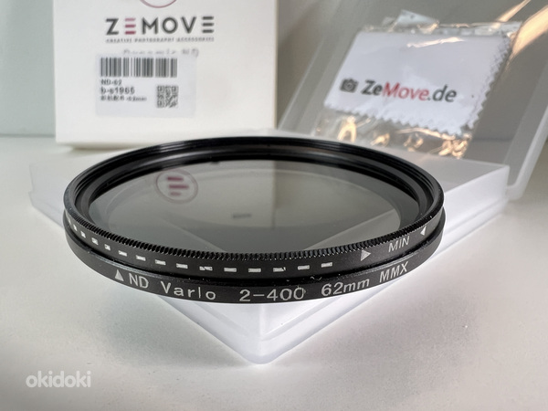 Muutuv VND filter ZeMove 2-400, 62mm (foto #3)