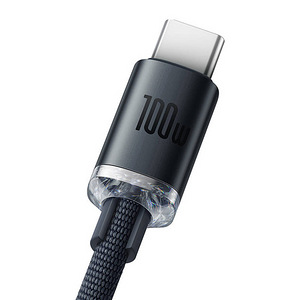 Baseus Crystal Shine cable USB to USB-C, 100W, 1.2m (black) (4 foto / 7)