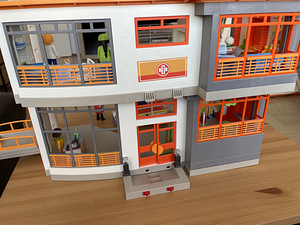 Lego playmobil City Life Hospital (7 foto / 9)