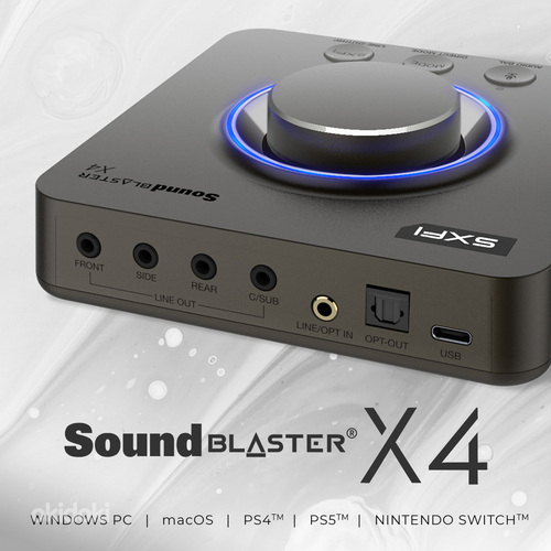Creative Sound Blaster X4 Hi-res 7.1 External USB DAC Amp (foto #1)