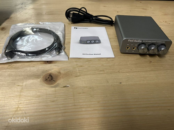 Fosi Audio K5 Pro Gaming DAC ЦАП Усилитель для наушников Мини (фото #3)