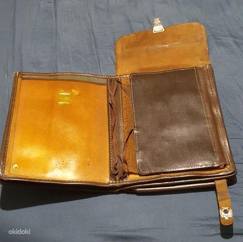 Советская офицерская кожаная сумка (карман) (фото #2)