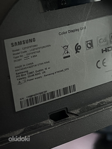 Samsung Odyssey G7, 240hz, QHD 2K (foto #2)