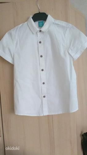 Мальчику белая рубашка 122 (фото #1)