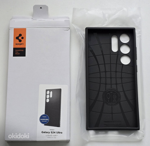 Чехол Spigen Liquid Air для Samsung Galaxy S24 Ultra, мрамор