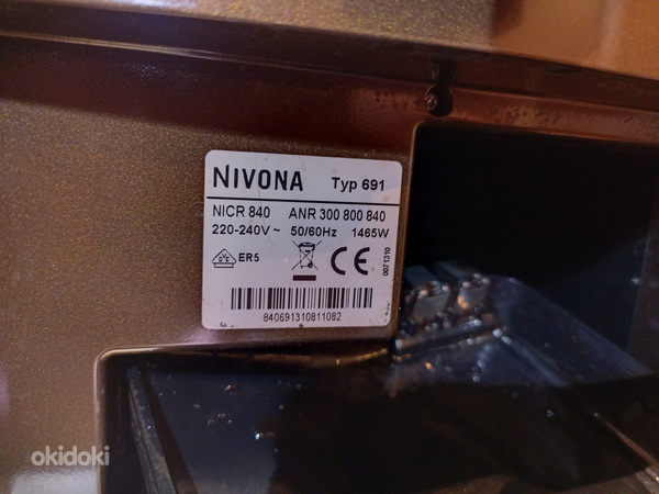 Nivona Caferomatica Nicr 840 espressomasin (foto #5)