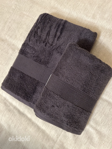 Froteerätikute komplekt: vannirätik 130/70 ja käte/näo rätik 50/90 cm