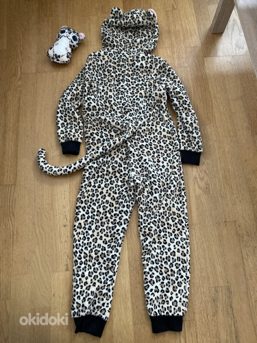 Комбинезон / пижама с леопардом р.128 (фото #3)