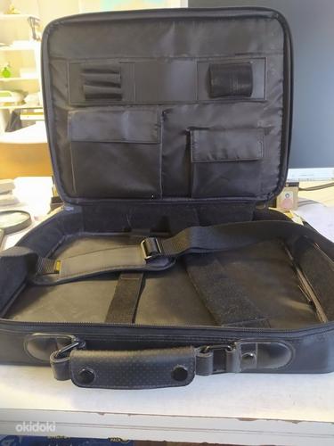 Чехол-сумка для ноутбука черного цвета ширина 39 см. (фото #2)