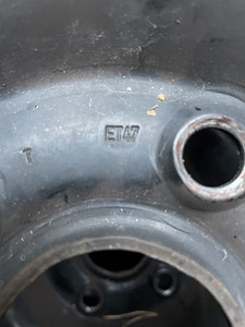 15" volkswagen/audi originaal plekkveljed 5x112 (2 foto / 5)