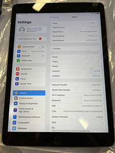 Apple iPad 9 10.2 2021 WiFi + Cellular 64GB Space Gray