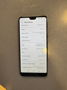 Huawei P20 64GB (kasutatud, seisukord A) (1 foto / 2)