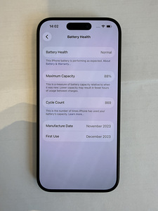 Apple iPhone 15 Pro 512GB Black Titanium (kasutatud) (1 foto / 4)