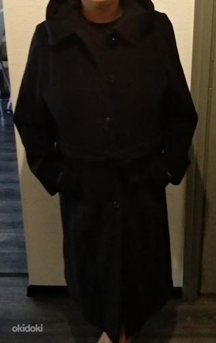 Женское шерстяное пальто с капюшоном Hansmark, размер 46 (фото #2)