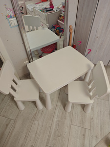 Ikea mammut laud ja 2 tooli (2 foto / 3)