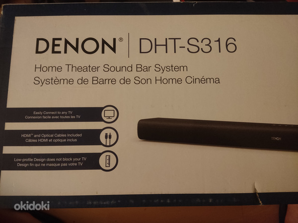 Звуковая панель Denon DHT-S316 (фото #2)