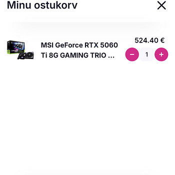 MSI GeForce RTX 5060 Ti 8G GAMING TRIO OC 8GB