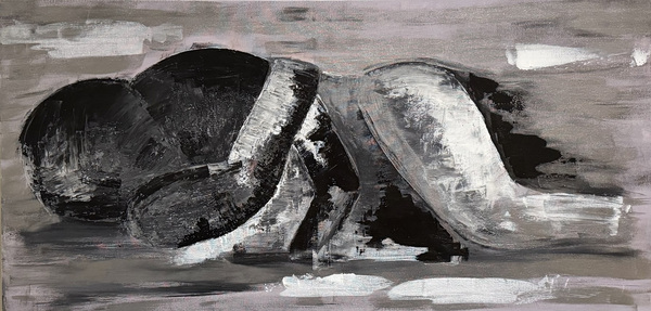 Оригинальная акриловая картина "Kaisus" на холсте 50x100cm