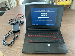 MSI mänguri laptop GF63 8RD, 15,6” i7-8750H 1050t (4 foto / 5)