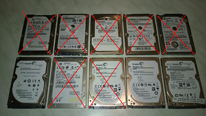 3,5-дюймовые жесткие диски для настольных ПК и 2,5-дюймовых ноутбуков