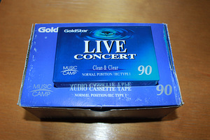 Неиспольз. аудиокассета Goldstar 90 в пленке (3 фото из 3)