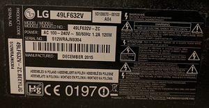 LG 49LF632V (2 foto / 2)