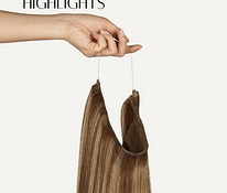 Juuksepikendus HALO HAIR , Brown & Blonde Highlights