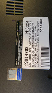 НОУТБУК DELL VOSTRO 15 3568 8RAM 256SSD (5 фото из 10)