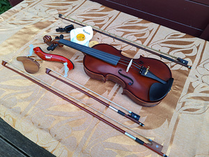 VIIUL Rothenberg 4/4 STRADIVARIUS Replica 1732 ja Pernambuco (10 foto / 10)