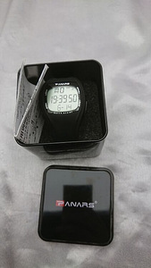 Мужские спортивные часы pANARS WR50M, черные (3 фото из 3)